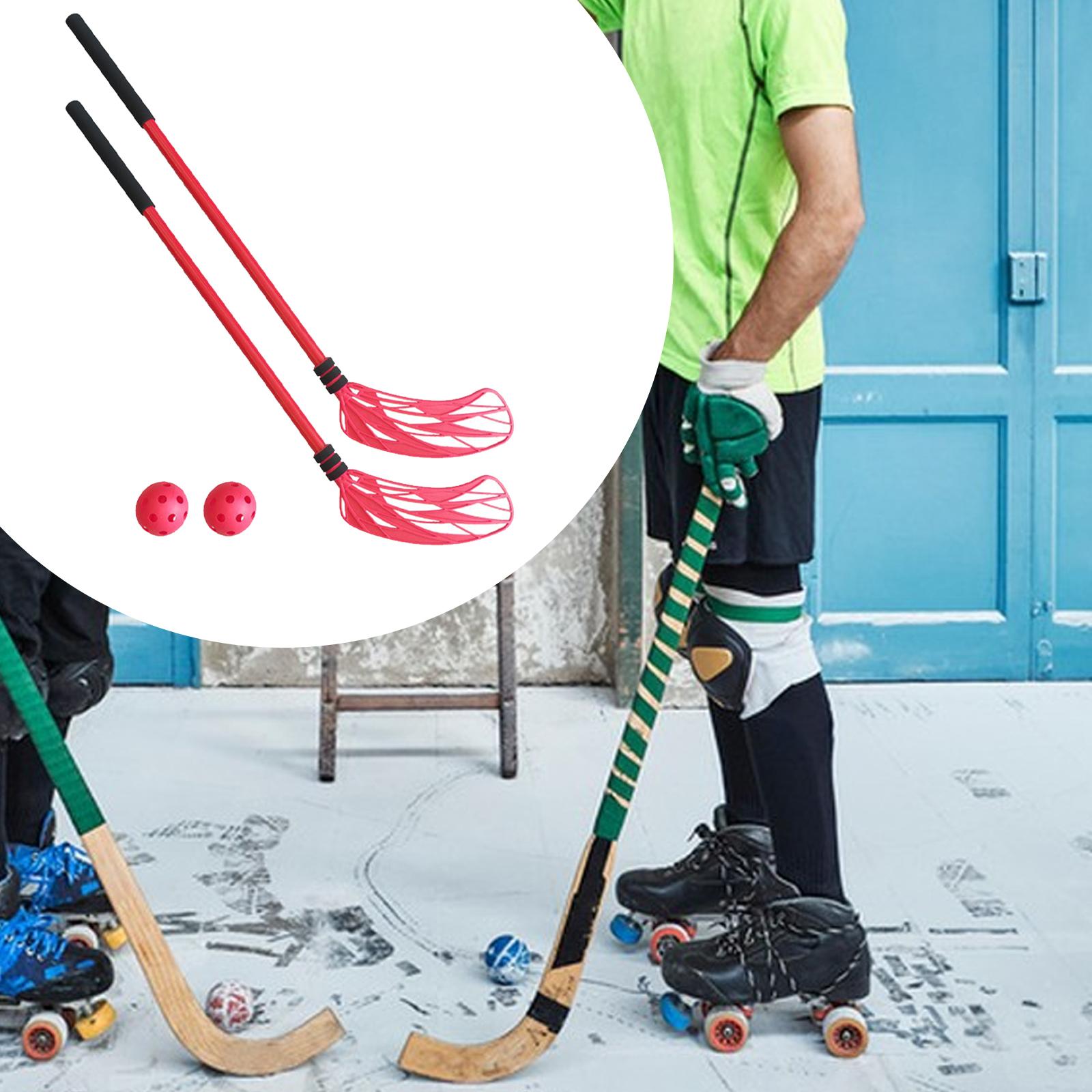 Kids Outdoor Hockey Set - Kids Hockey Stick and Ball Set