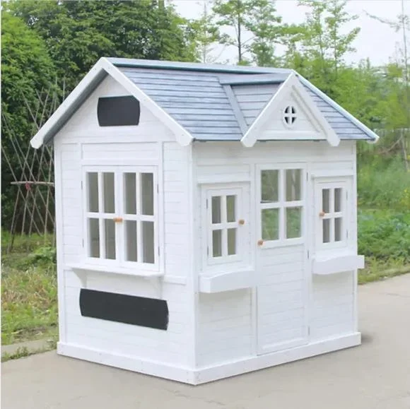 Kids Outdoor Wooden Playhouse - -Wood Kids Play House Wooden Children