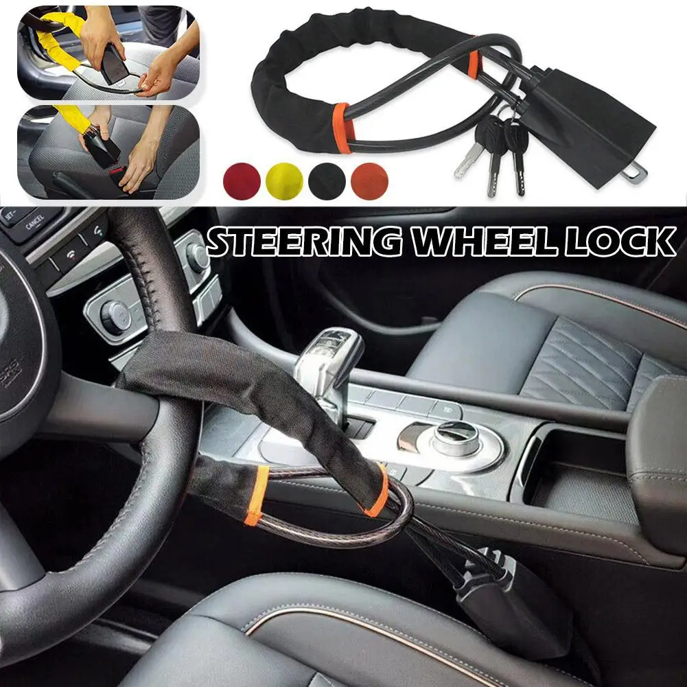 Swing Seat Belt - Steering & Seat Belt Lock Combo