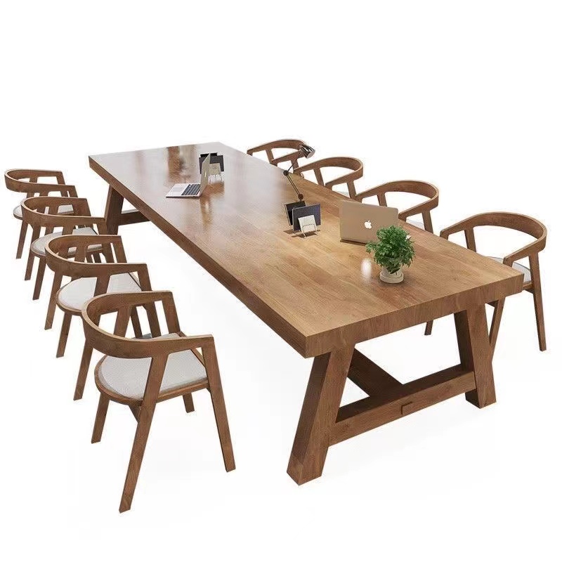 Kids Outdoor Dining Table - 5cmthicknes Design Modern Simple Solid Wood