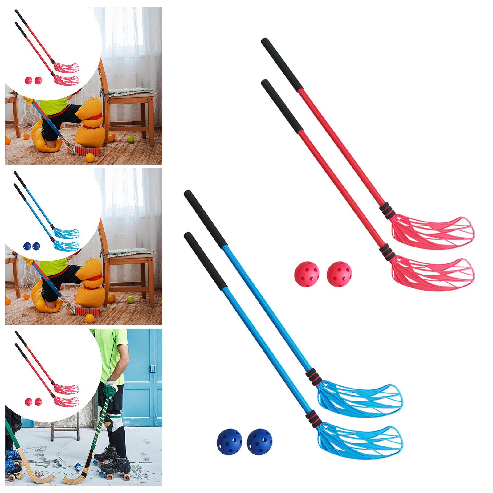 Kids Outdoor Hockey Set - Youth Floor Hockey Sticks Kids Hockey