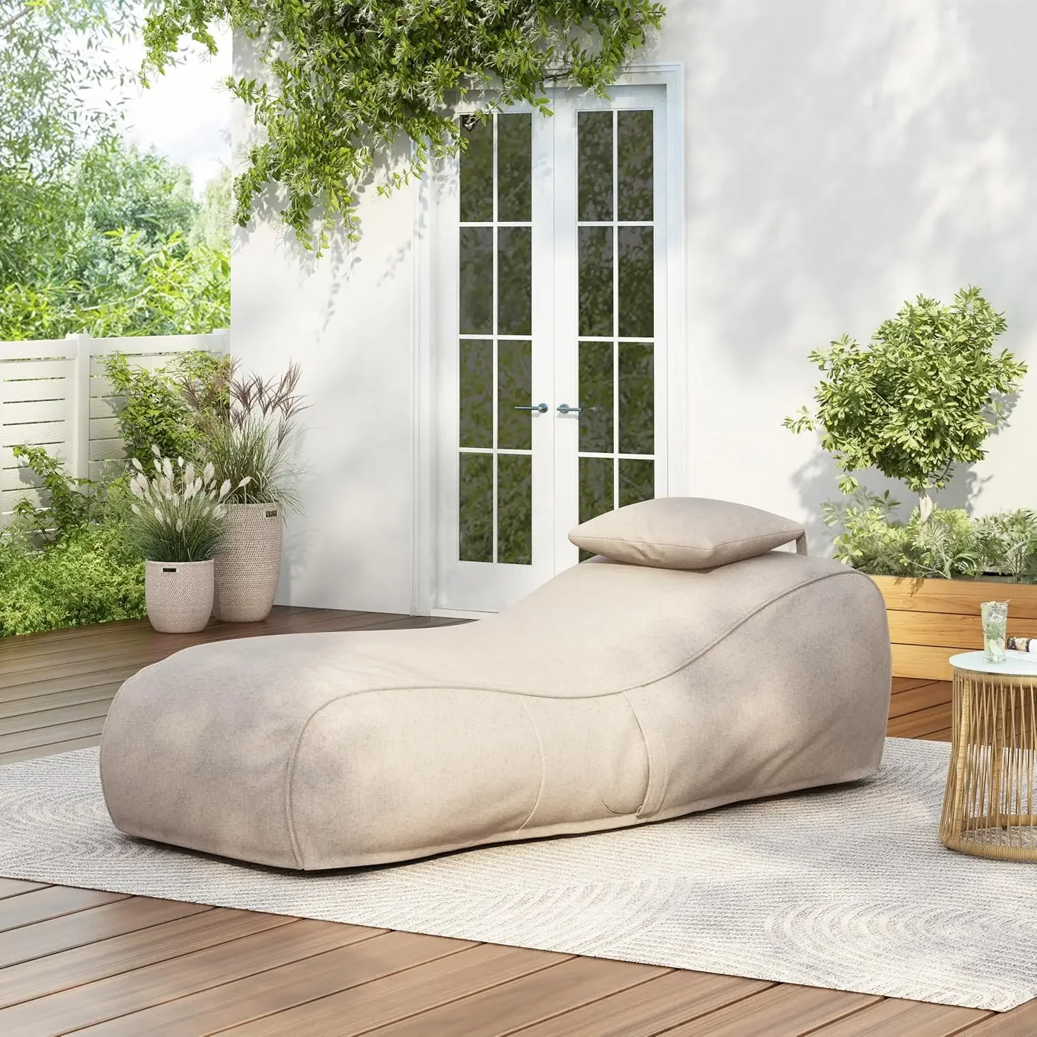Morton Bean Bag Chair, Fabric  - Kids Outdoor Bean Bag Chair recensie en prijs