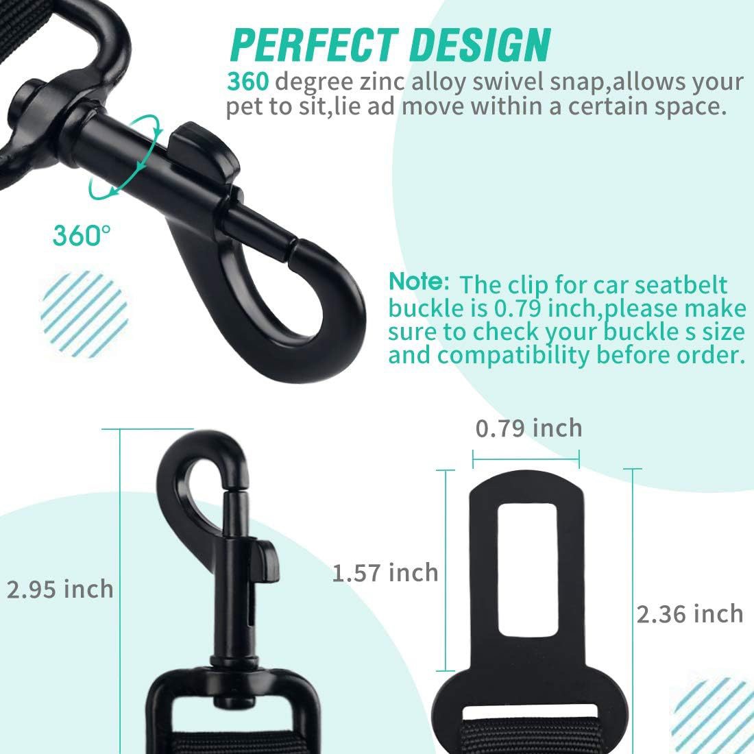 Durability Retractable Dog Car - Swing Seat Belt recensie en prijs