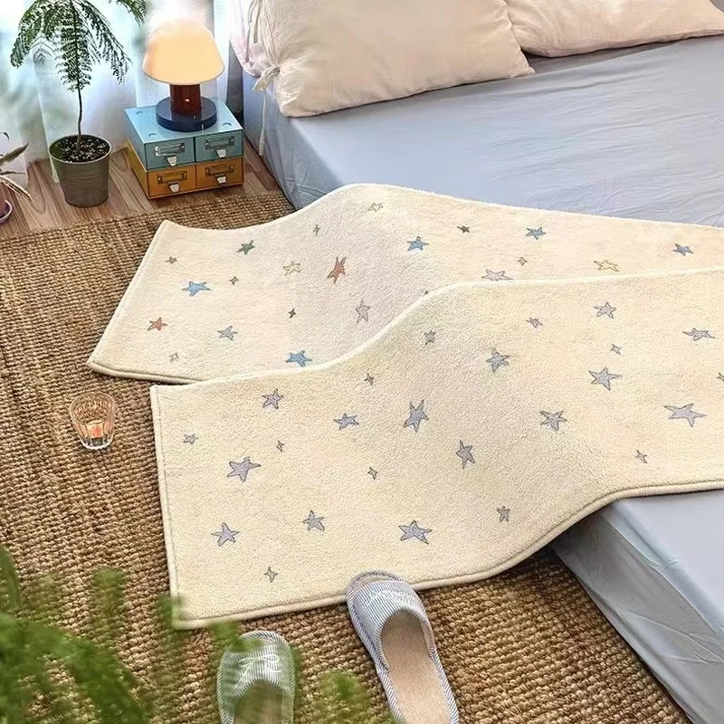 VIKAMA Cute Star Fluffy Rug Fa - Kids Outdoor Mat Waterproof recensie en prijs