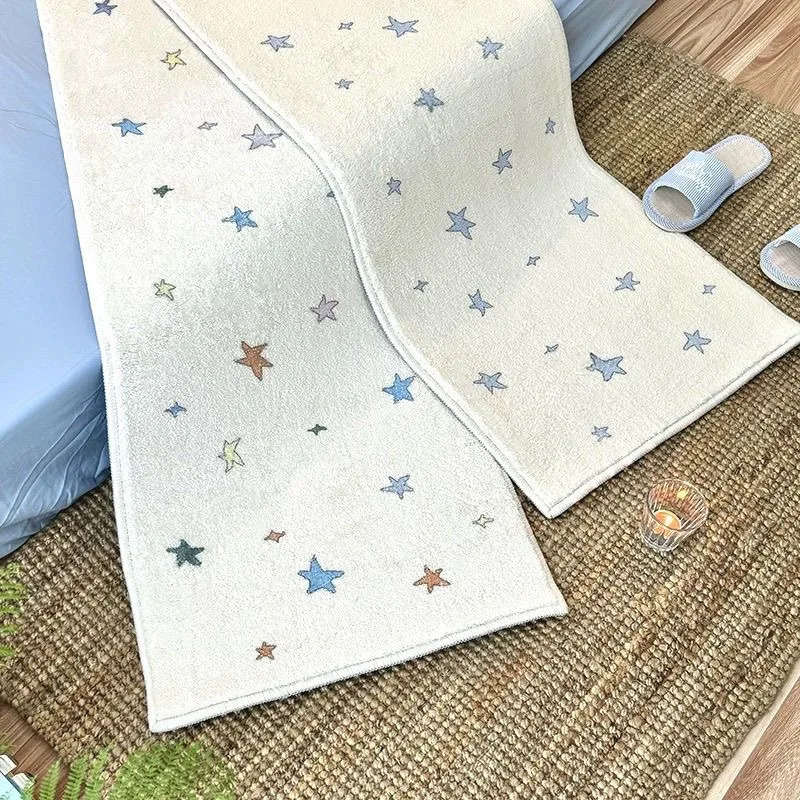 VIKAMA Cute Star Fluffy Rug Fa - Kids Outdoor Mat Waterproof recensie en prijs