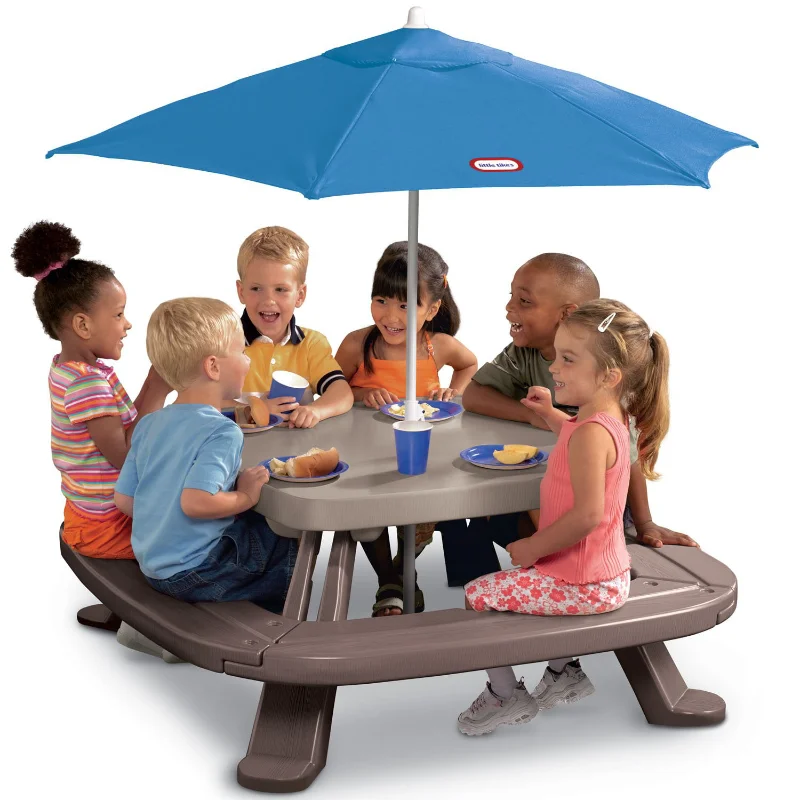 Outdoor  Kids Picnic Table Toy - Kids Outdoor Table And Chairs With Umbrella recensie en prijs
