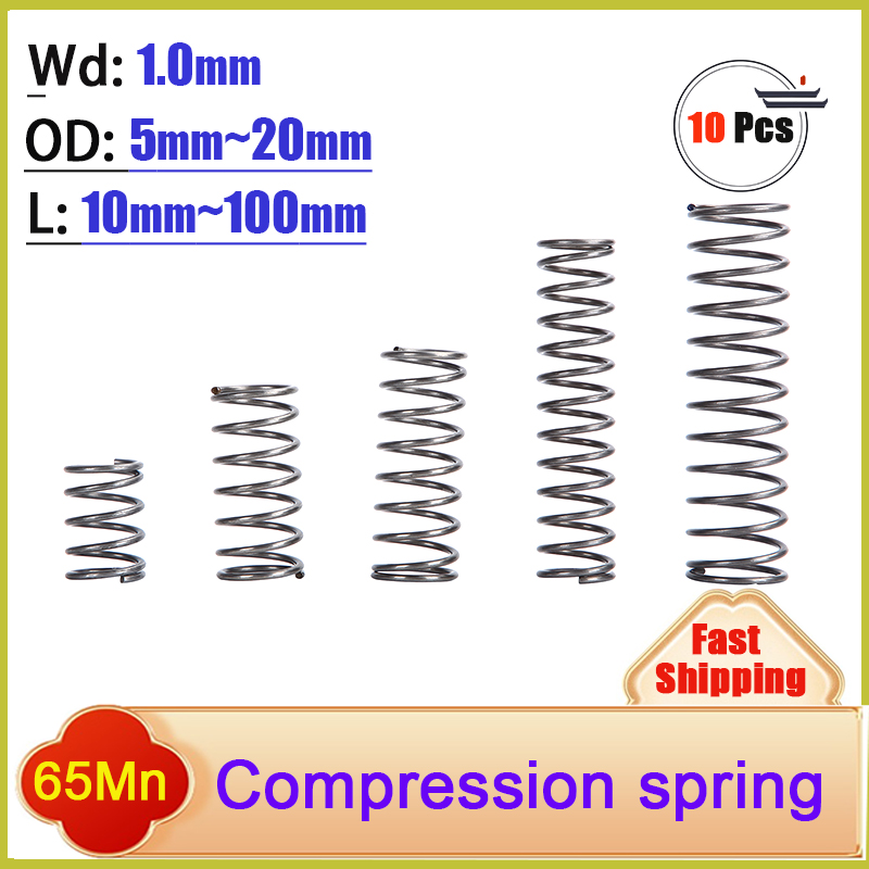 Wire Diameter 1.0mm  10Pcs  65 - Mini Trampoline Spring recensie en prijs