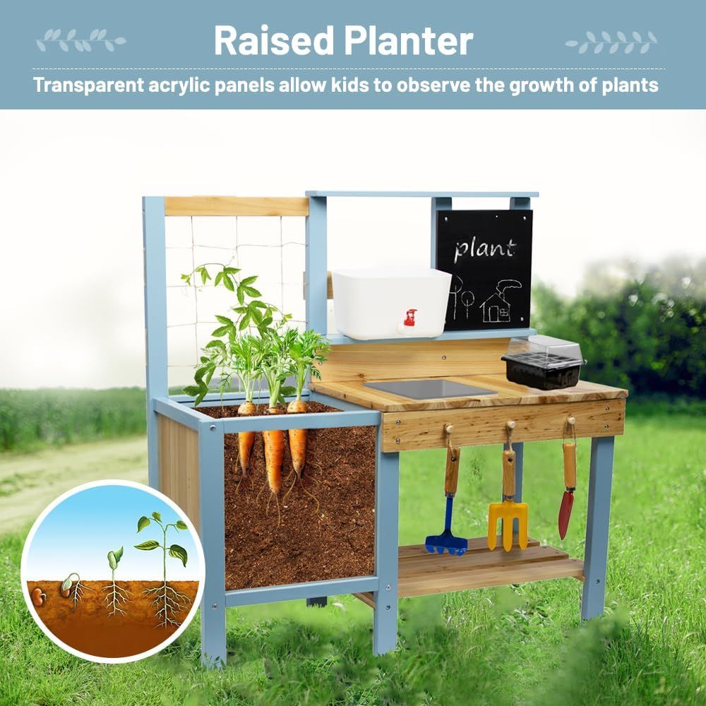 Kids Potting Bench for Outdoor - Kids Outdoor Sink recensie en prijs