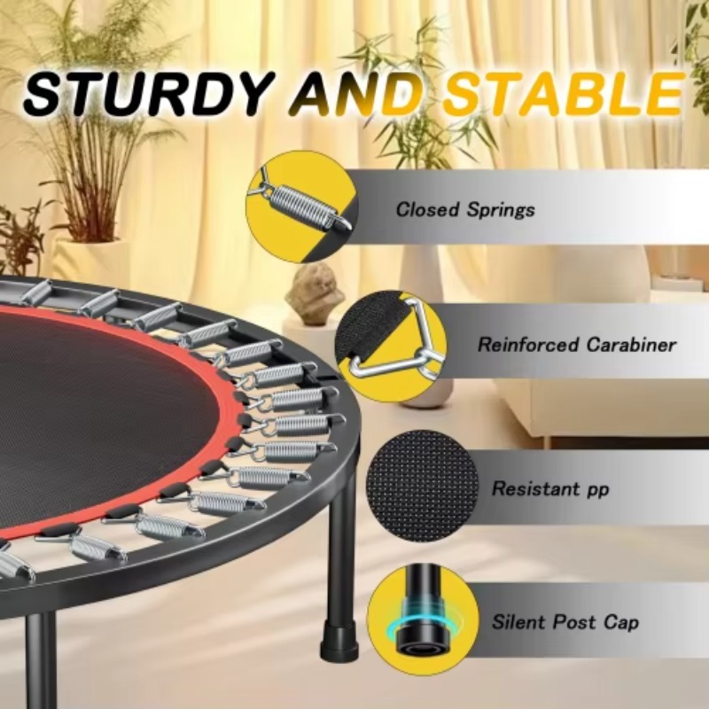 Foldable Trampoline With Handl - Mini Trampoline Spring recensie en prijs