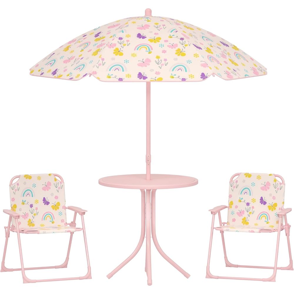 Outdoor Kids Picnic Table and  - Kids Outdoor Table And Chairs With Umbrella recensie en prijs