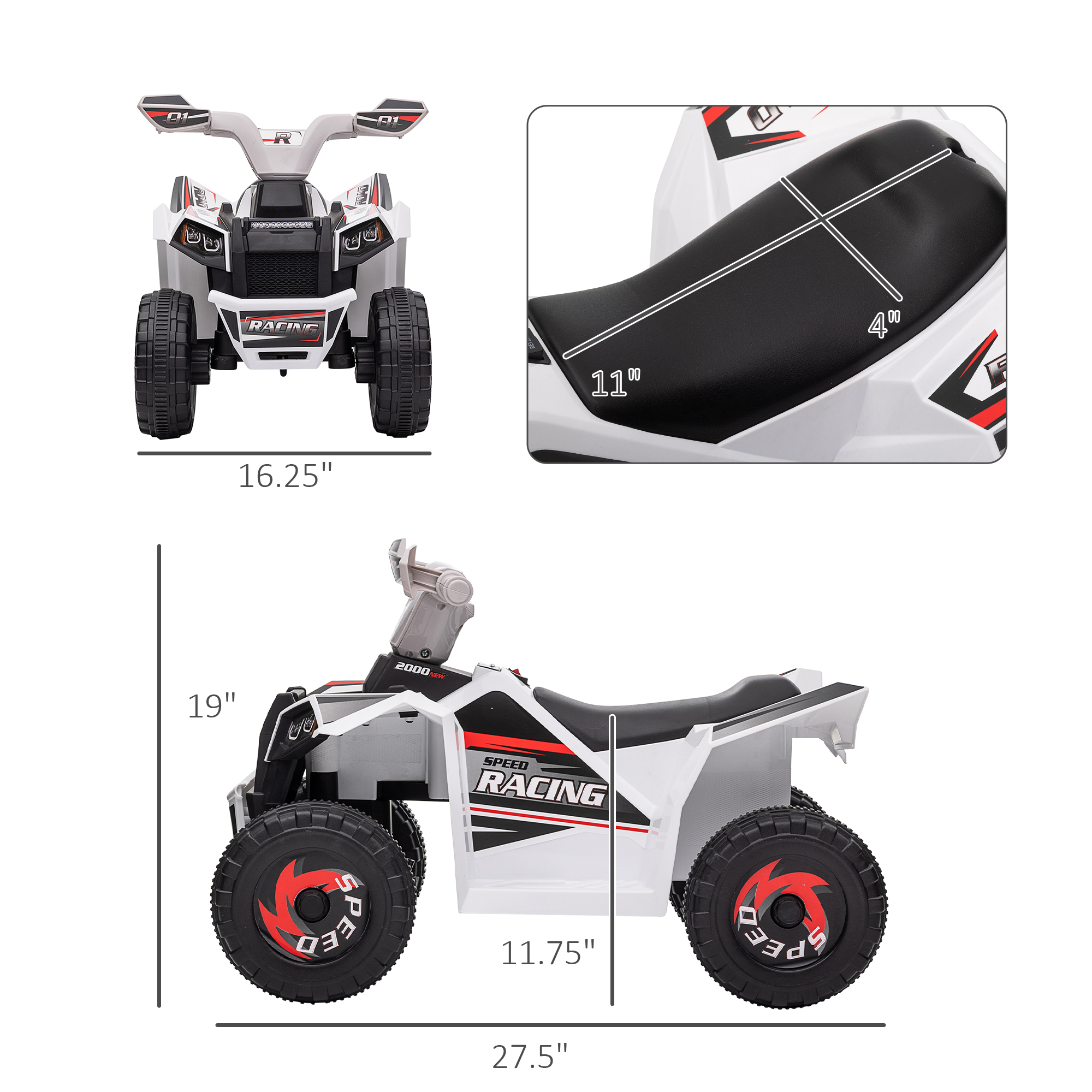 Car 6V with Kids Durable Desig - Kids Outdoor Electric Car recensie en prijs