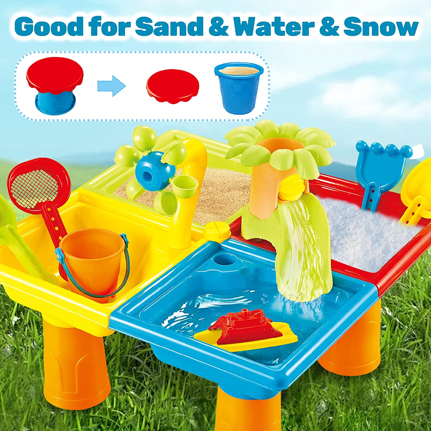 Beach Table Sand Play Toys Chi - Kids Outdoor Activity Toys recensie en prijs