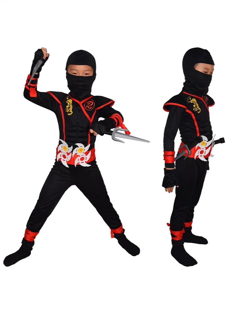 New Red Ninja Costume Boy Hall - Kids Outdoor Ninja Warrior Course recensie en prijs