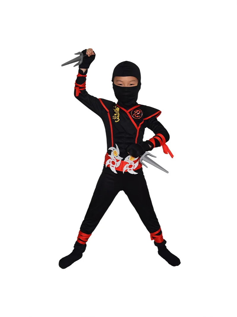 New Red Ninja Costume Boy Hall - Kids Outdoor Ninja Warrior Course recensie en prijs