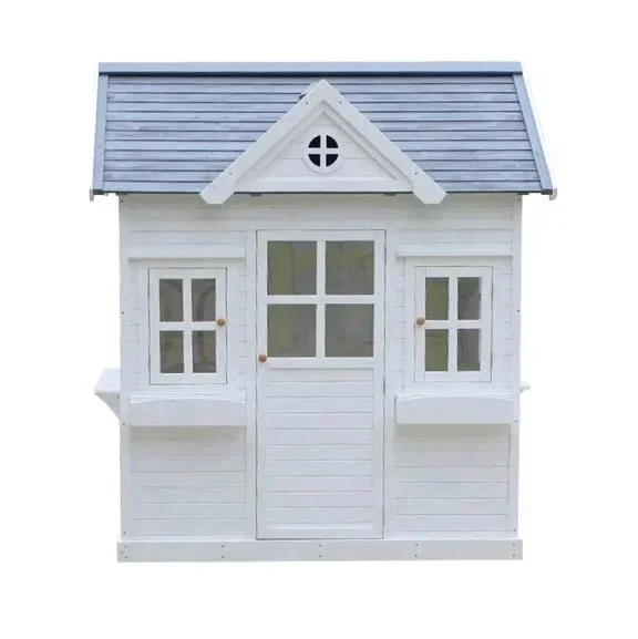 -Wood Kids Play House Wooden C - Kids Outdoor Wooden Playhouse recensie en prijs