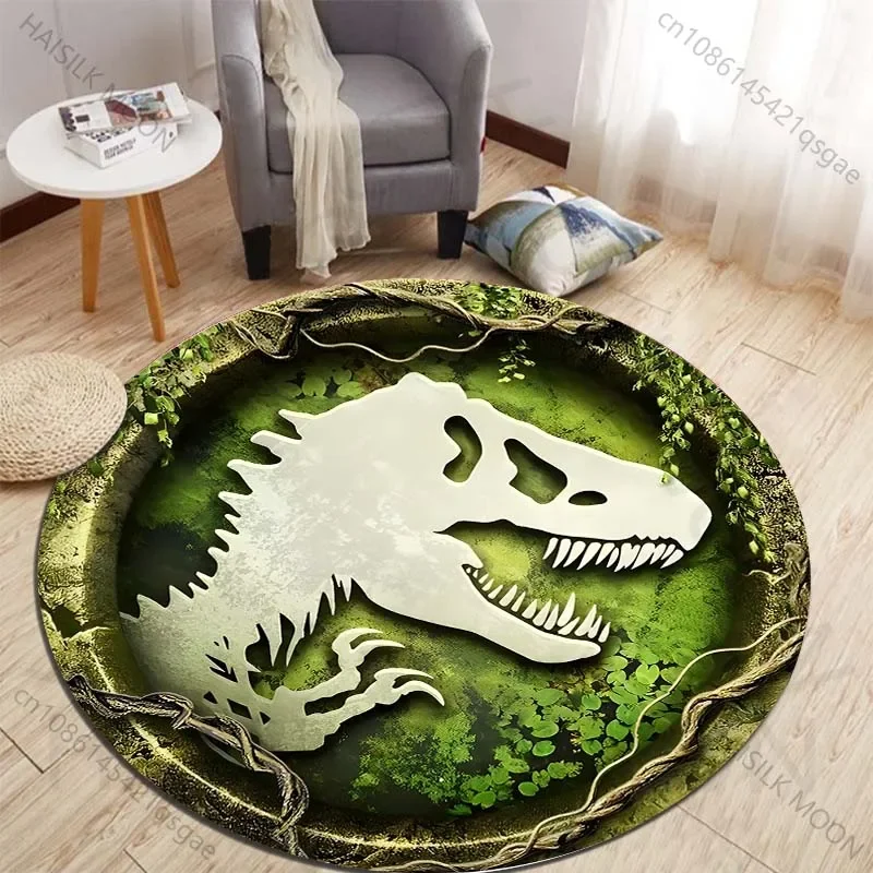 HD 3D Dinosaur Print Round Rug - Kids Outdoor Mat Waterproof recensie en prijs
