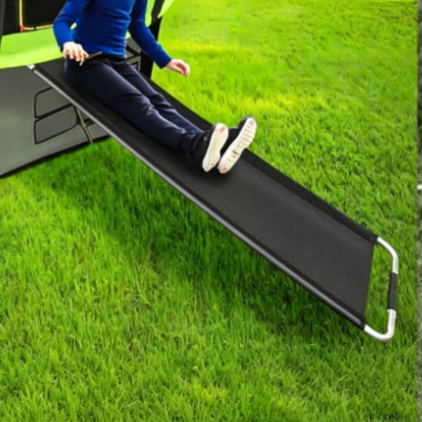 Kids Trampoline with Slide Ind - Mini Trampoline Spring recensie en prijs