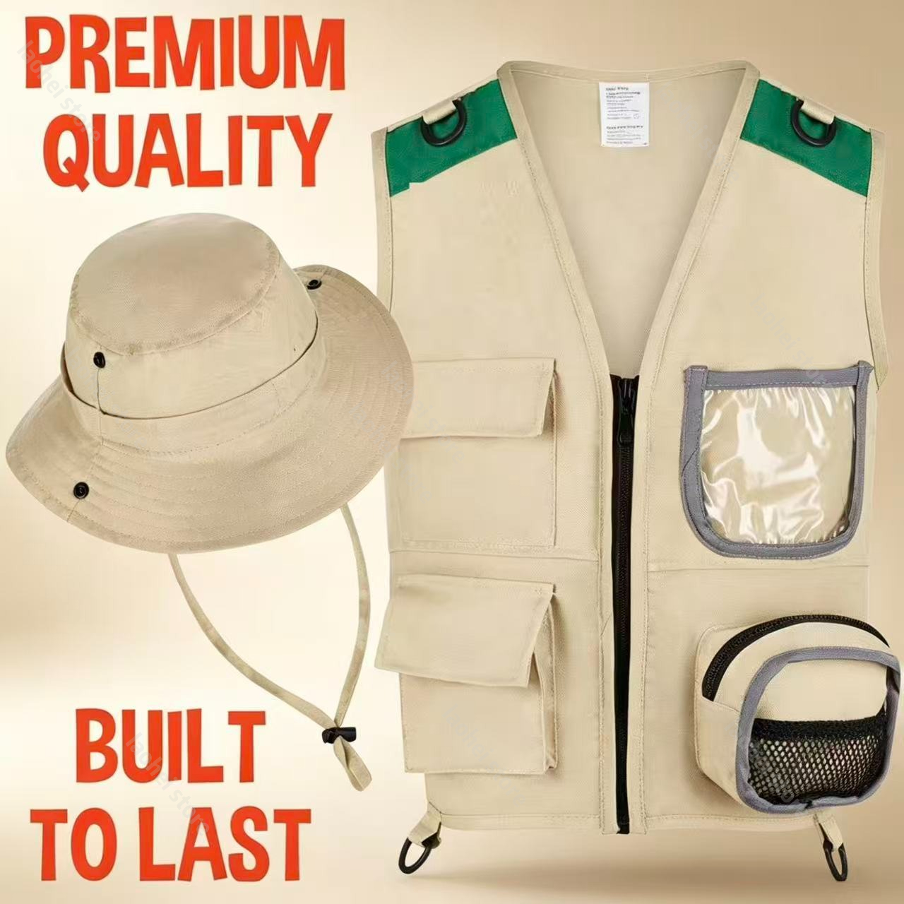 Kids Explorer Vest and Hat Cos - Outdoor Games For Kids recensie en prijs