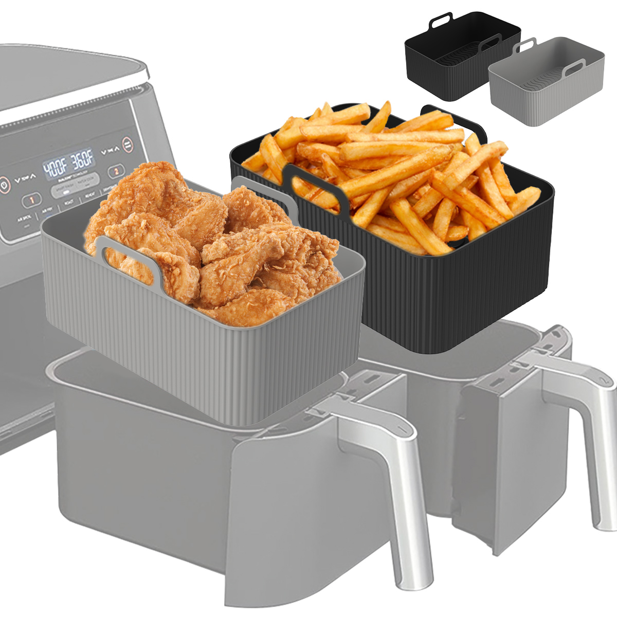 Silicone Air Fryer Liner for N - Kids Outdoor Ninja Equipment recensie en prijs