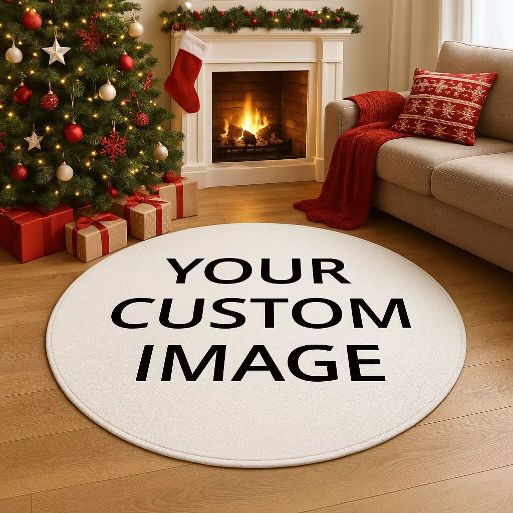 Custom Photo Round Rug for Kid - Kids Outdoor Mat Waterproof recensie en prijs