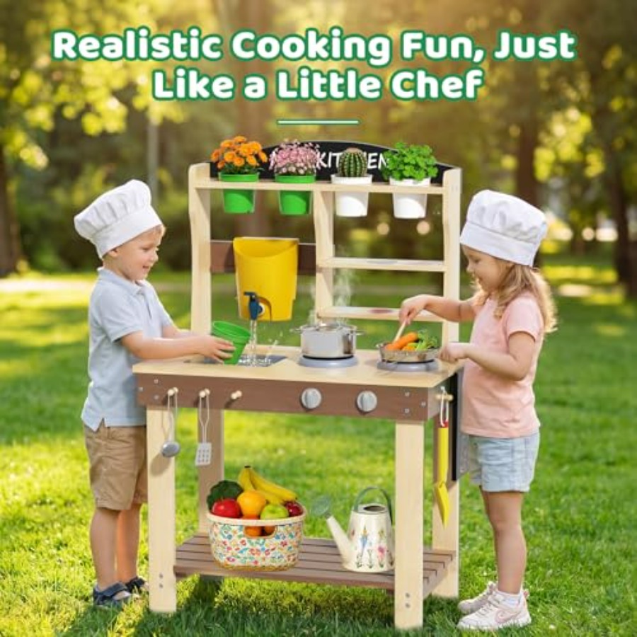 Outdoor mud kitchen for kids:  - Kids Outdoor Sink recensie en prijs