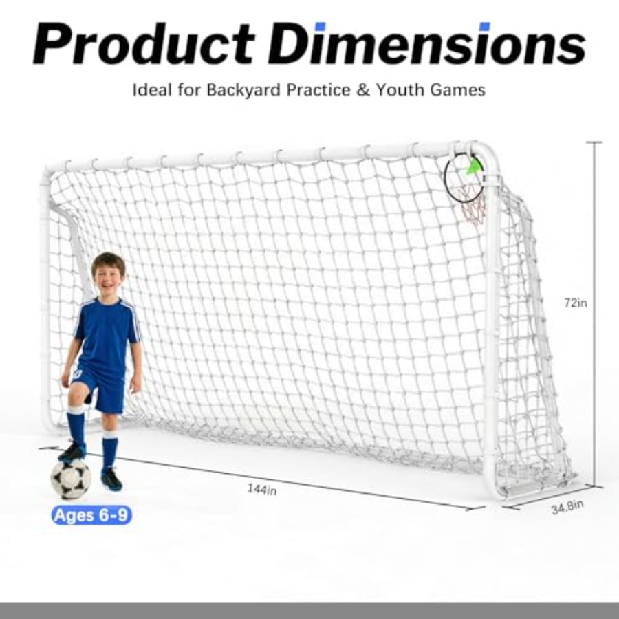 12x6 FT Rust-Proof Reinforced  - Outdoor Games For Kids recensie en prijs