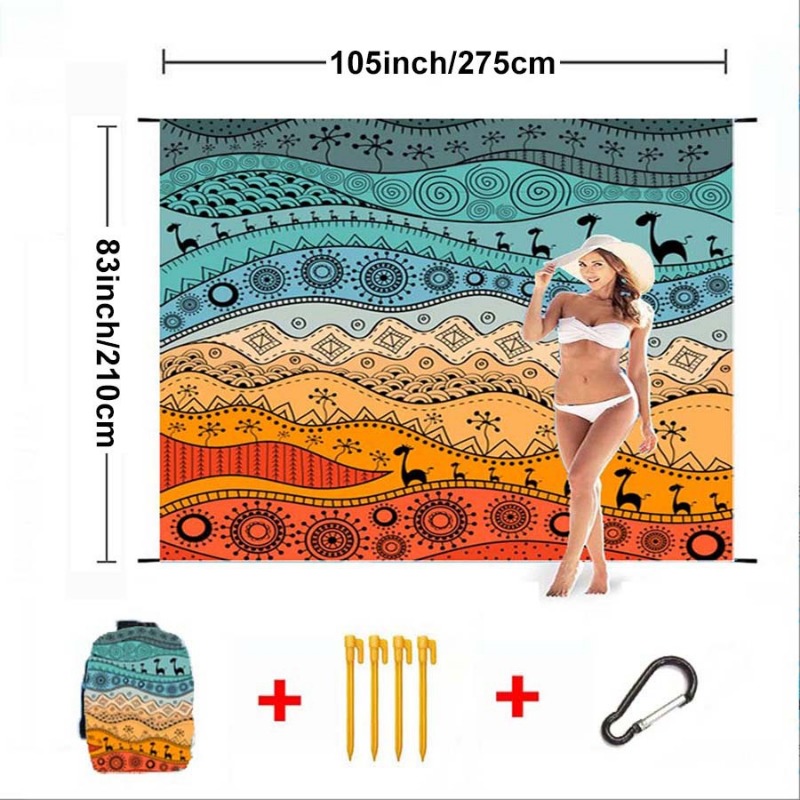 Large Beach Blanket Waterproof - Kids Outdoor Mat Waterproof recensie en prijs