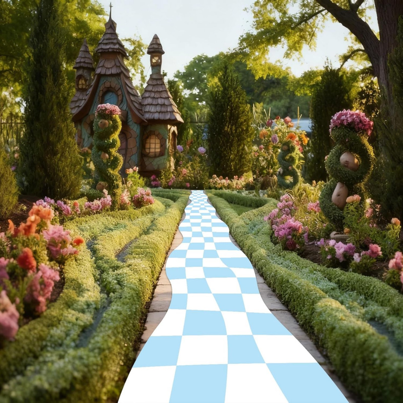 VIKAMA Wonderland Checkered Cu - Kids Outdoor Mat Waterproof recensie en prijs