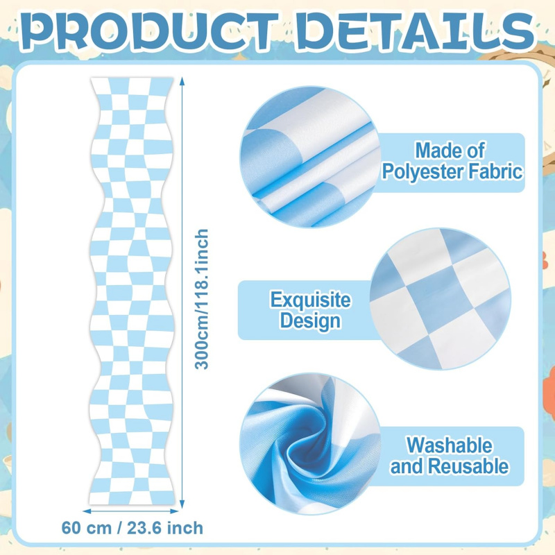 VIKAMA Wonderland Checkered Cu - Kids Outdoor Mat Waterproof recensie en prijs