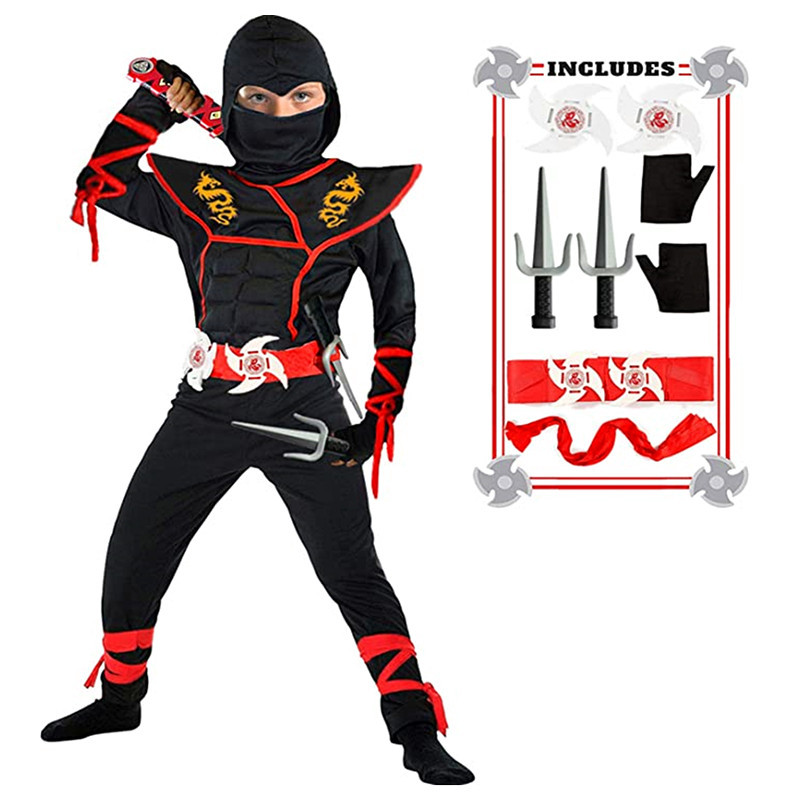 Ninja Costume Boy Halloween Ki - Kids Outdoor Ninja Warrior Course recensie en prijs