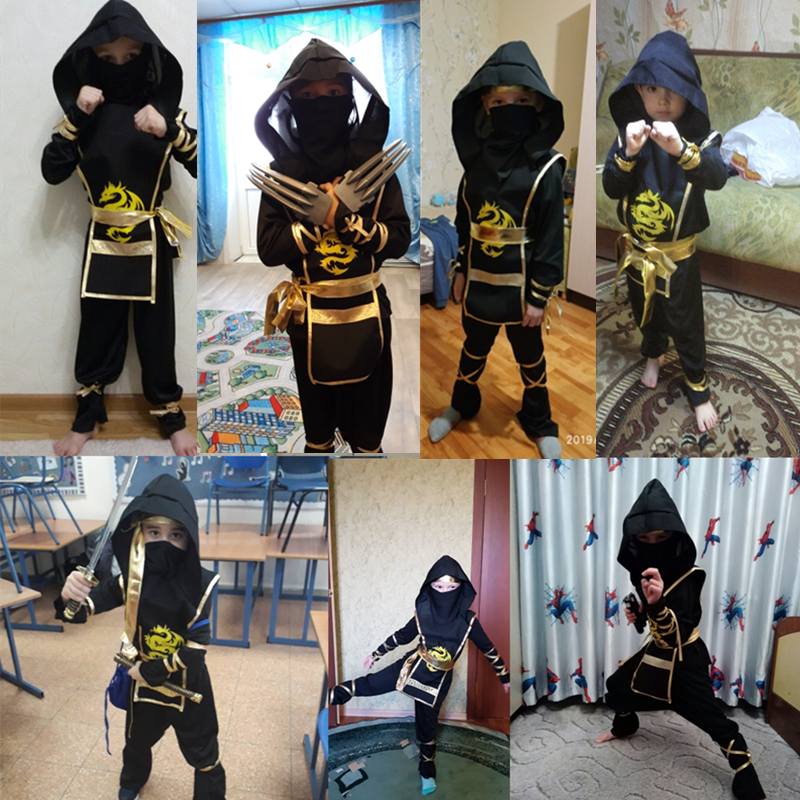 Ninja Costume Boy Halloween Ki - Kids Outdoor Ninja Warrior Course recensie en prijs
