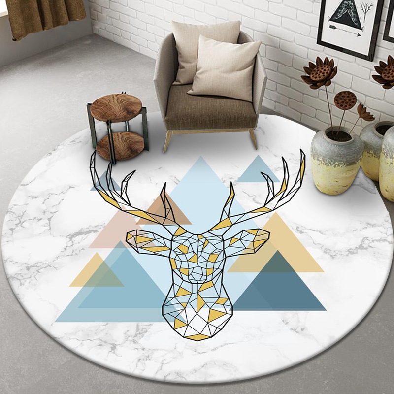 VIKAMA Round Cartoon Carpet fo - Kids Outdoor Mat Waterproof recensie en prijs
