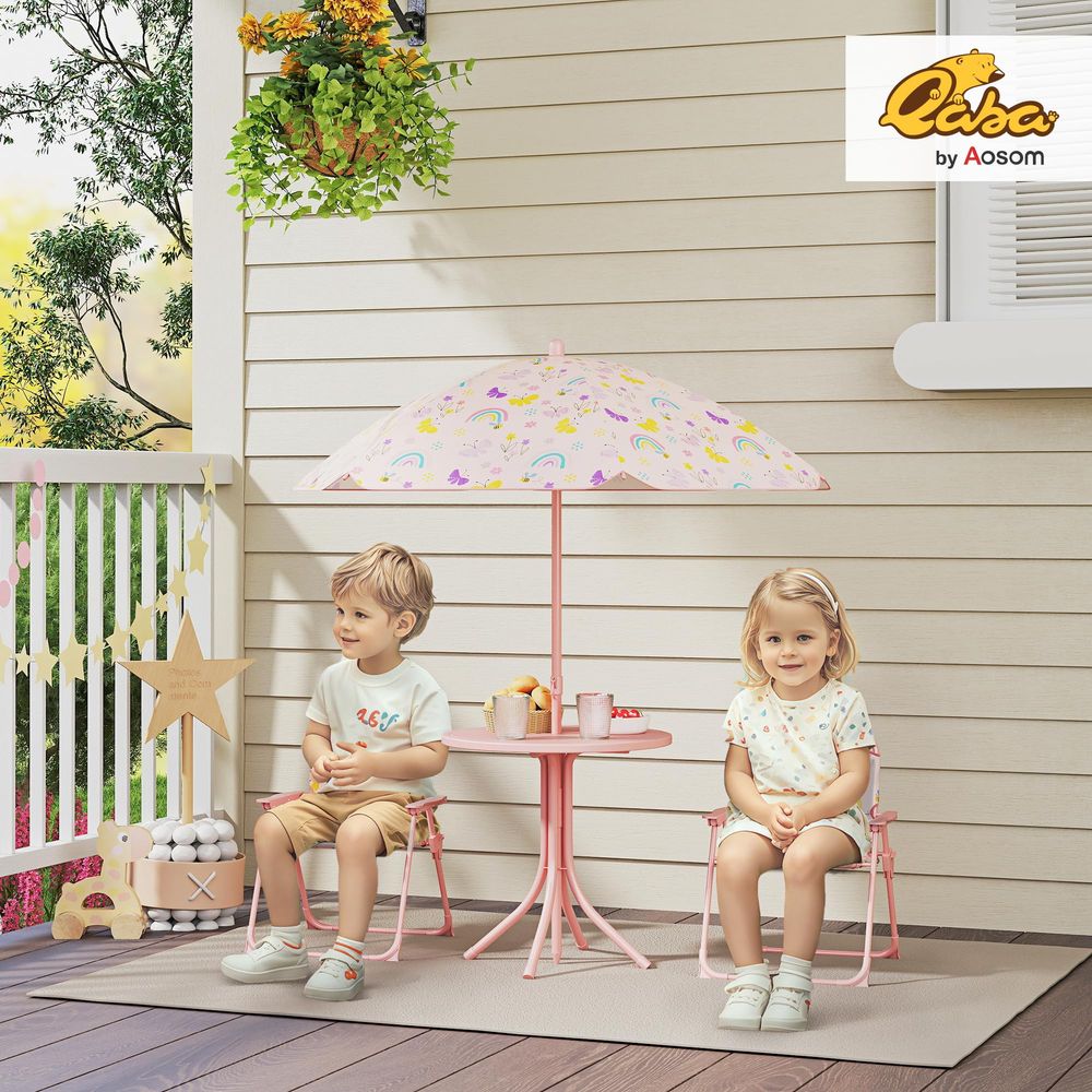 Kids Picnic Table and Chair Se - Kids Outdoor Table And Chairs With Umbrella recensie en prijs