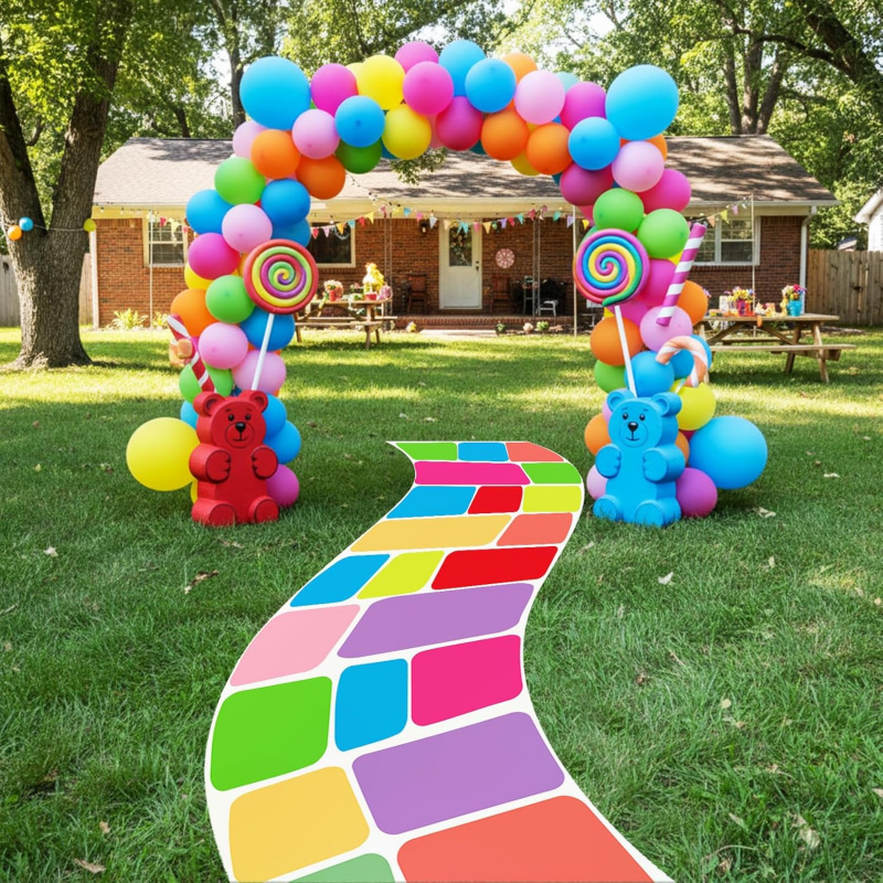 VIKAMA Candy Land Foldable Run - Kids Outdoor Mat Waterproof recensie en prijs