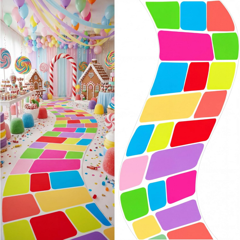 VIKAMA Candy Land Foldable Run - Kids Outdoor Mat Waterproof recensie en prijs