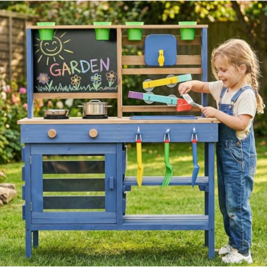 Outdoor mud kitchen for kids:  - Kids Outdoor Sink recensie en prijs