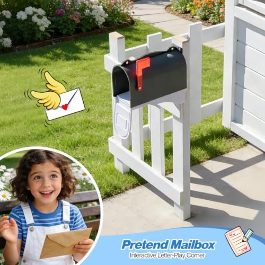 Outdoor playhouse for kids 3-1 - Kids Outdoor Wooden Playhouse recensie en prijs