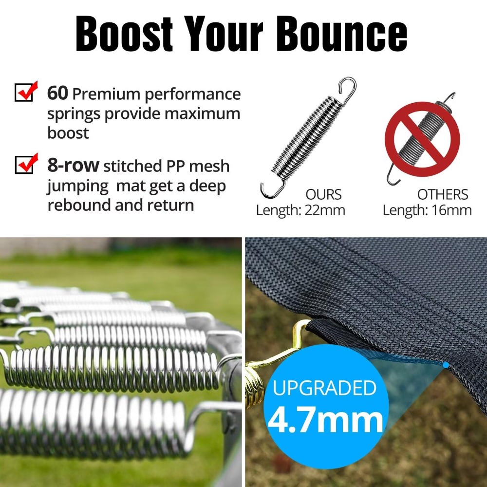 10 FT Trampoline for Kids, Out - Kids Outdoor Mat Waterproof recensie en prijs