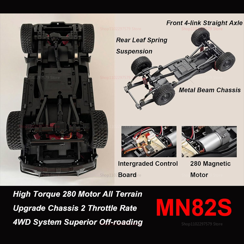 MN82 MN82S RC Crawler Truck 1/ - Kids Outdoor Electric Car recensie en prijs