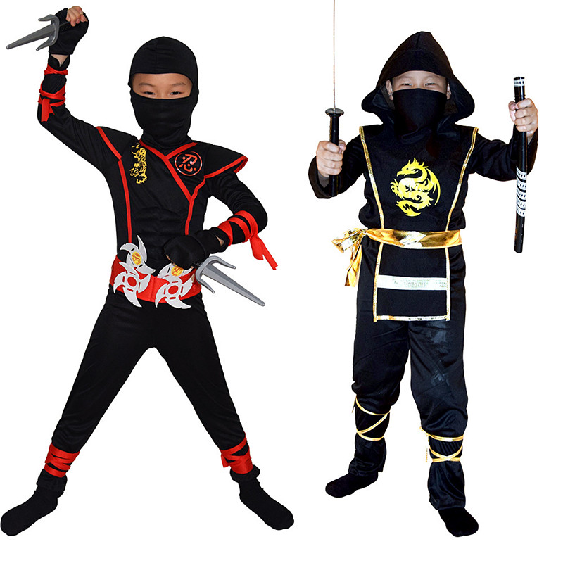 Boys Ninja Deluxe Costume for  - Kids Outdoor Ninja Warrior Course recensie en prijs
