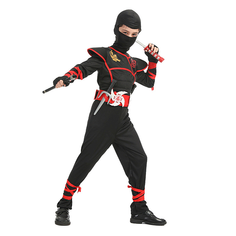 Boys Ninja Deluxe Costume for  - Kids Outdoor Ninja Warrior Course recensie en prijs
