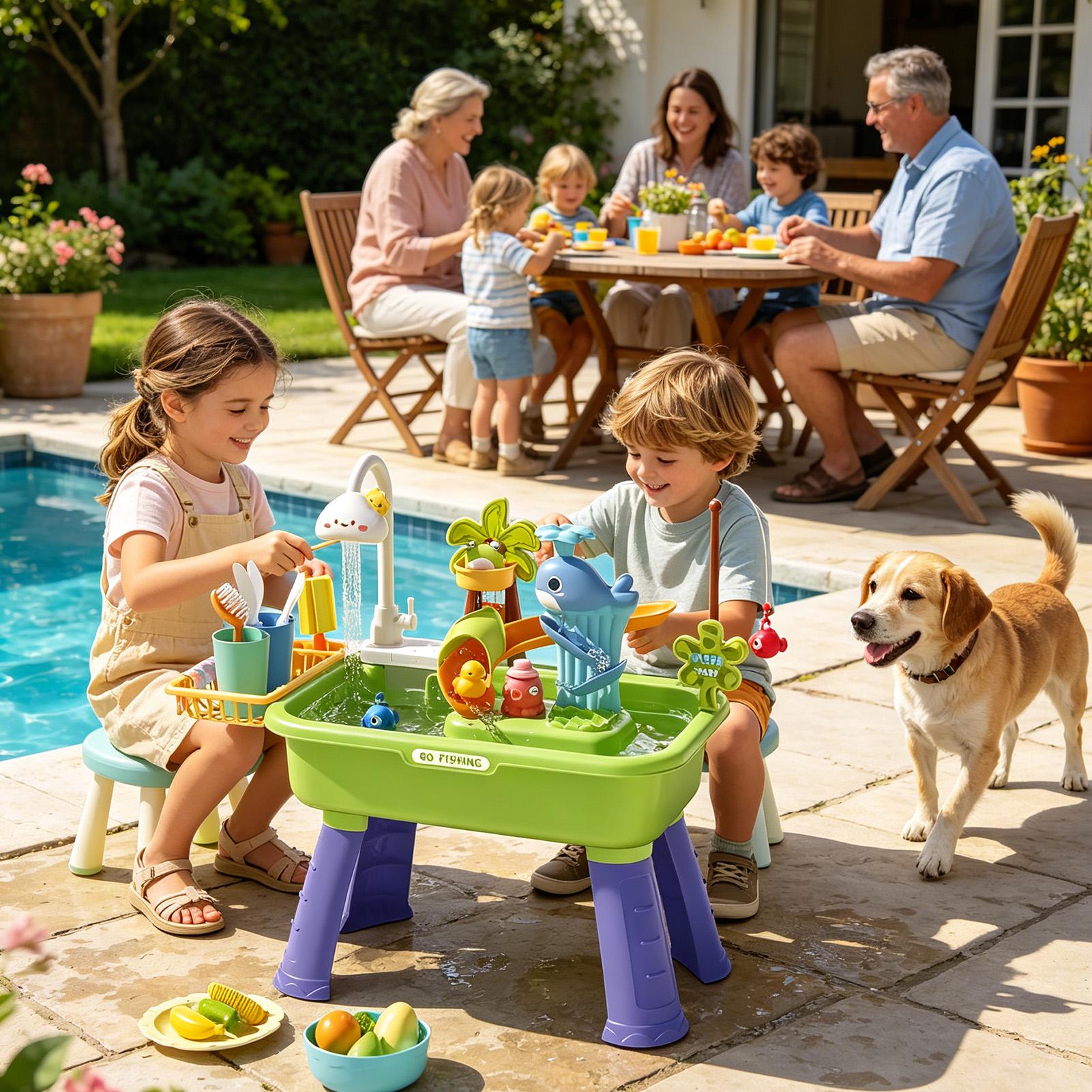 Water Table For Kids With Pump - Kids Outdoor Sink recensie en prijs