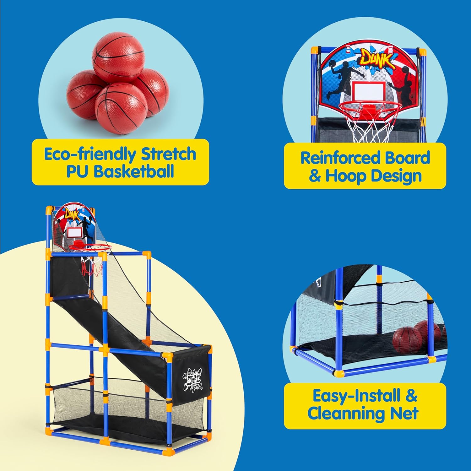 Arcade Basketball Game Set wit - Outdoor Games For Kids recensie en prijs