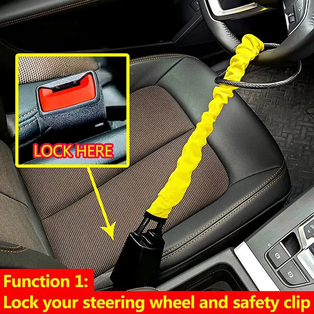 Steering & Seat Belt Lock Comb - Swing Seat Belt recensie en prijs