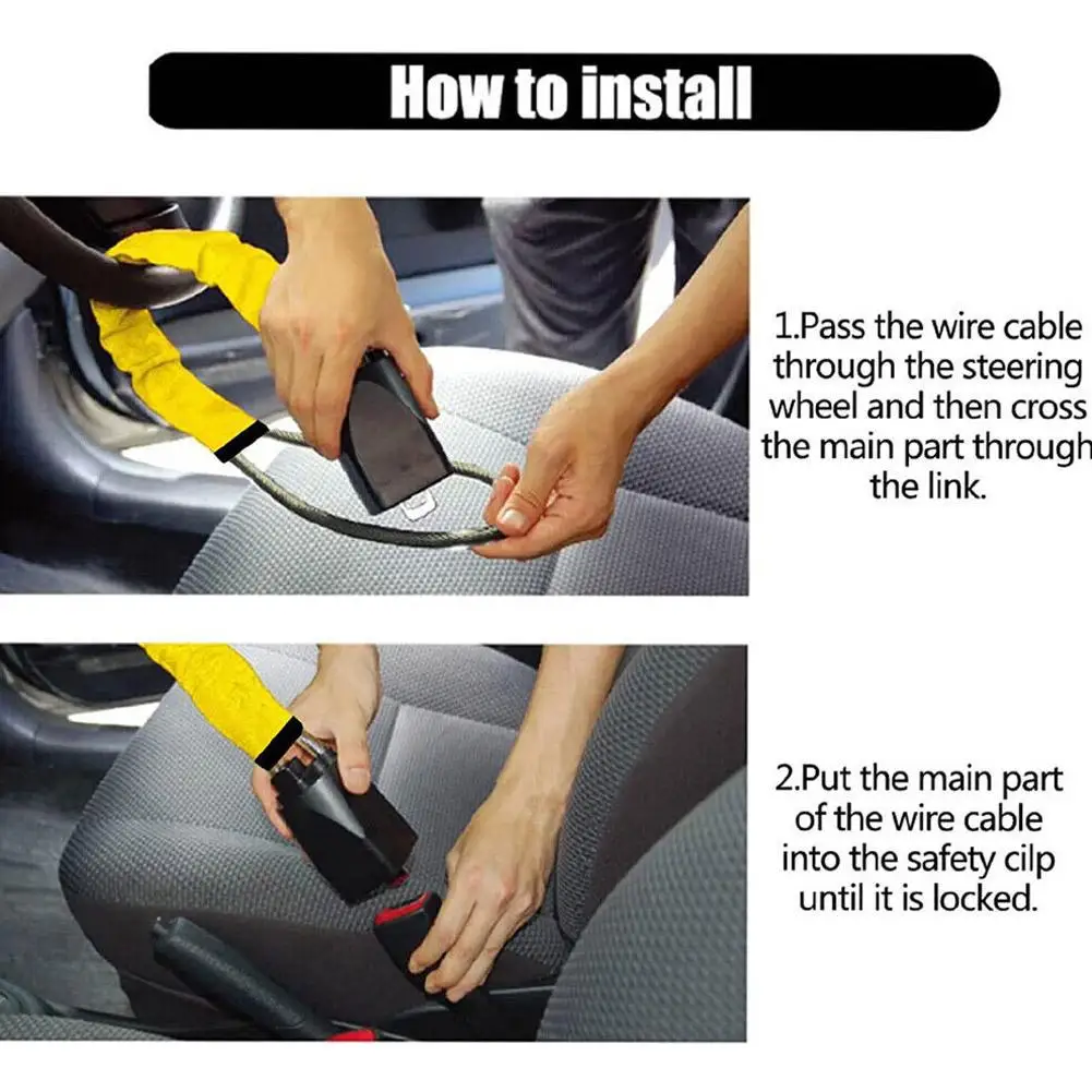 Steering & Seat Belt Lock Comb - Swing Seat Belt recensie en prijs