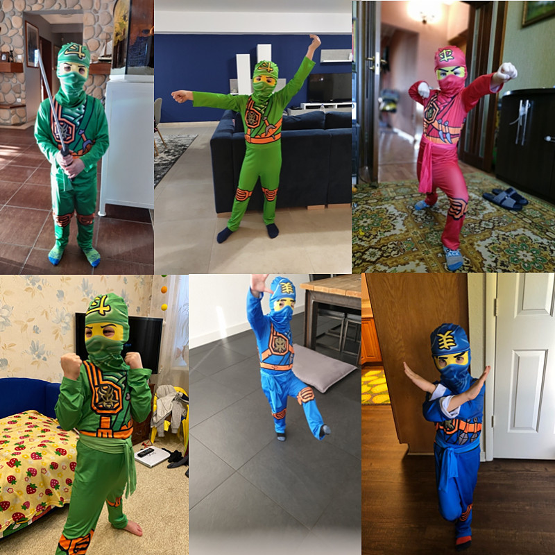 Kids Ninja Costume, Deluxe Sam - Kids Outdoor Ninja Warrior Course recensie en prijs