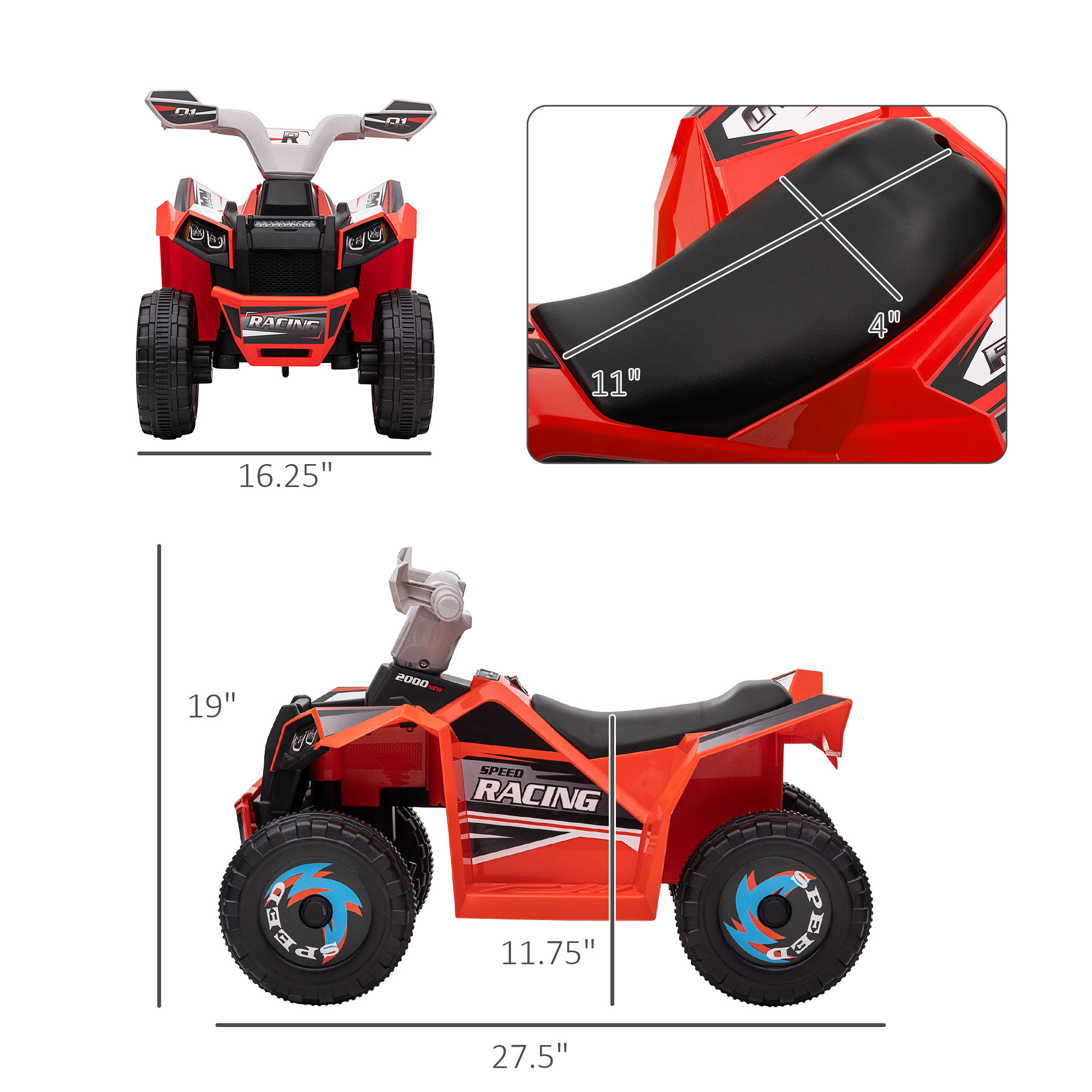 Car 6V with Kids Durable Desig - Kids Outdoor Electric Car recensie en prijs