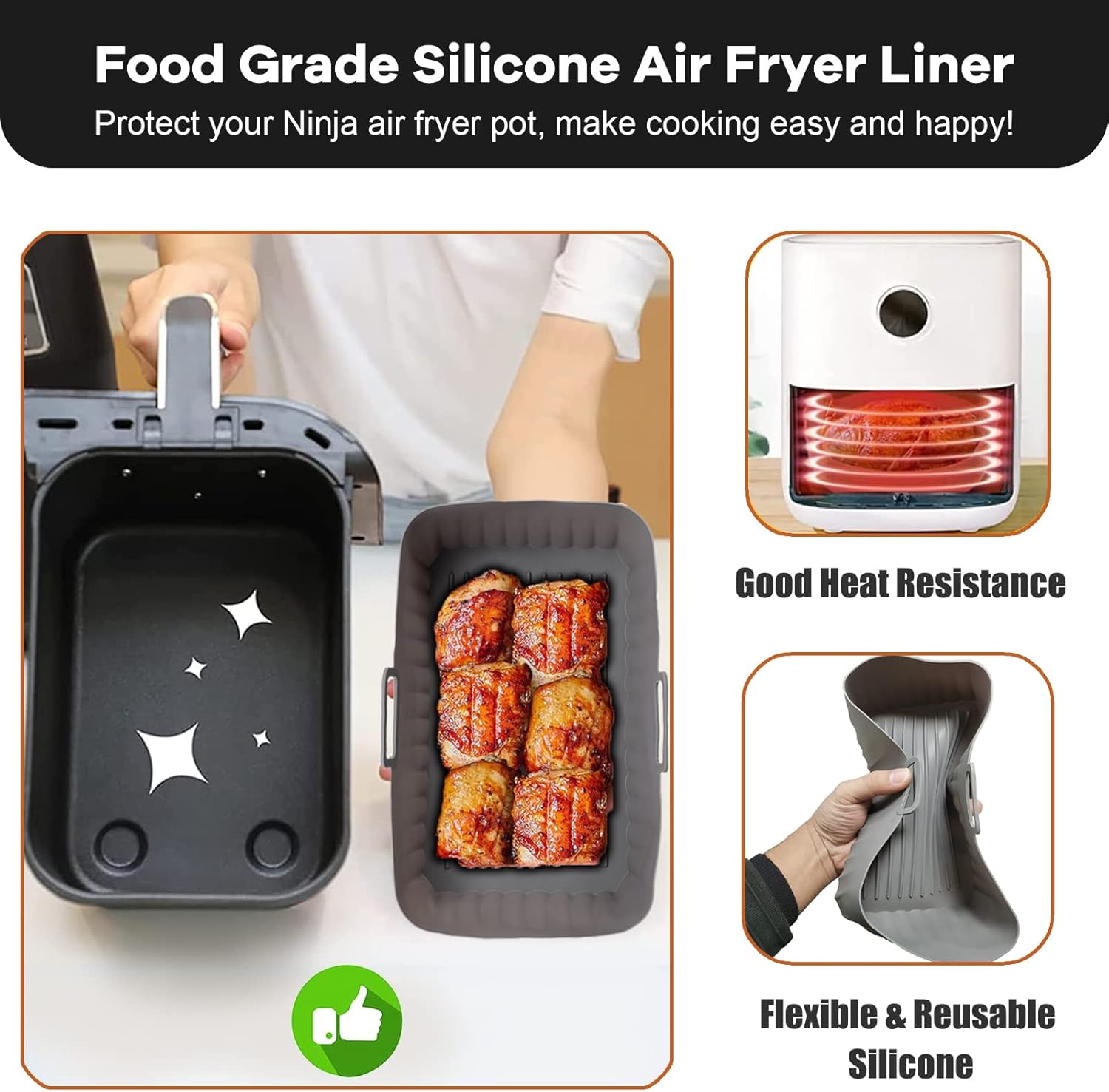 Silicone Air Fryer Mold With G - Kids Outdoor Ninja Equipment recensie en prijs