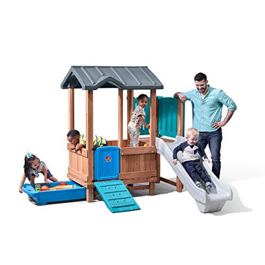 Woodland Adventure Playhouse & - Kids Outdoor Wooden Playhouse recensie en prijs