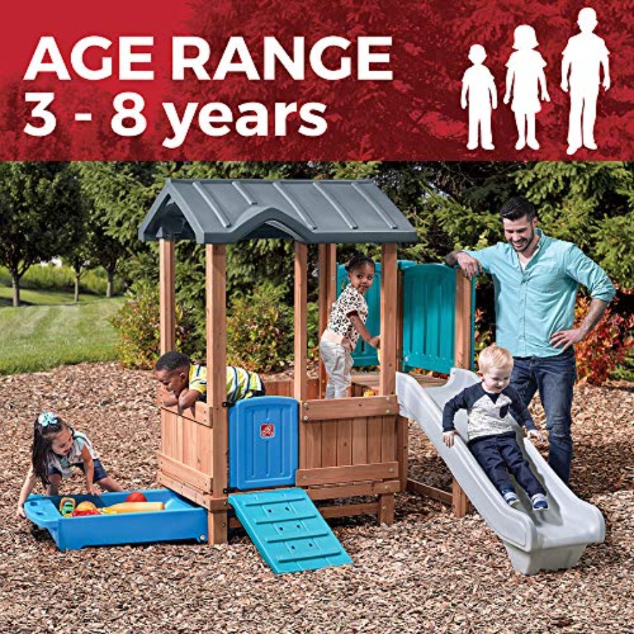 Woodland Adventure Playhouse & - Kids Outdoor Wooden Playhouse recensie en prijs